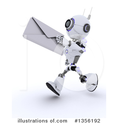 Royalty-Free (RF) Robot Clipart Illustration by KJ Pargeter - Stock Sample #1356192