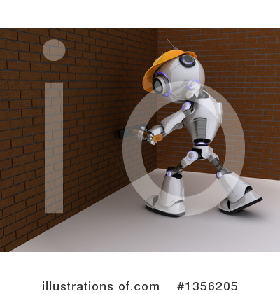 Royalty-Free (RF) Robot Clipart Illustration by KJ Pargeter - Stock Sample #1356205