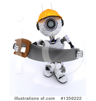 Royalty-Free (RF) Robot Clipart Illustration by KJ Pargeter - Stock Sample #1356222