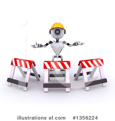 Royalty-Free (RF) Robot Clipart Illustration by KJ Pargeter - Stock Sample #1356224