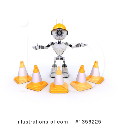 Royalty-Free (RF) Robot Clipart Illustration by KJ Pargeter - Stock Sample #1356225