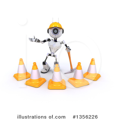 Royalty-Free (RF) Robot Clipart Illustration by KJ Pargeter - Stock Sample #1356226