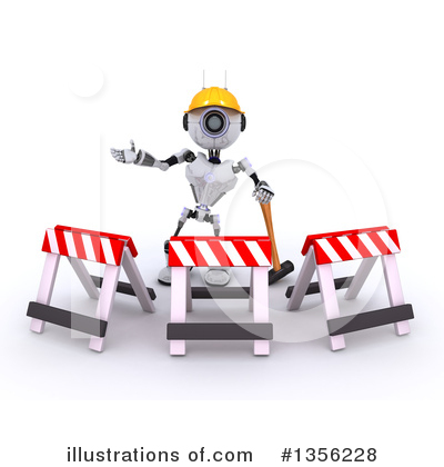Royalty-Free (RF) Robot Clipart Illustration by KJ Pargeter - Stock Sample #1356228