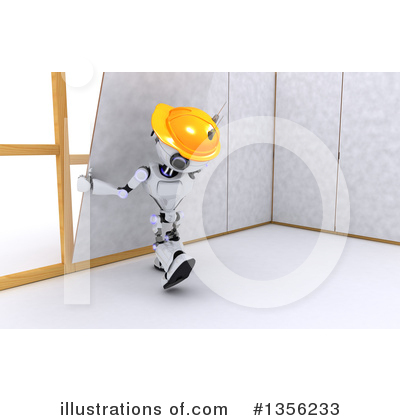 Royalty-Free (RF) Robot Clipart Illustration by KJ Pargeter - Stock Sample #1356233
