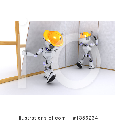 Royalty-Free (RF) Robot Clipart Illustration by KJ Pargeter - Stock Sample #1356234