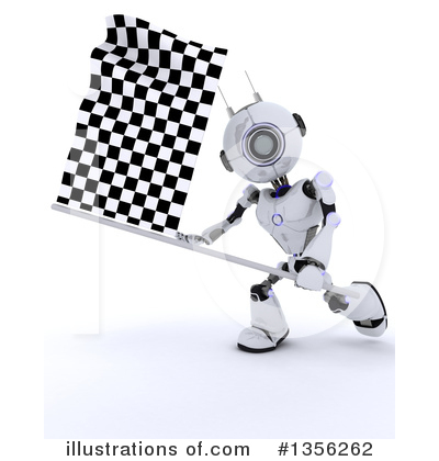 Royalty-Free (RF) Robot Clipart Illustration by KJ Pargeter - Stock Sample #1356262