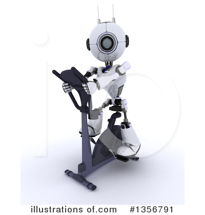 Royalty-Free (RF) Robot Clipart Illustration by KJ Pargeter - Stock Sample #1356791