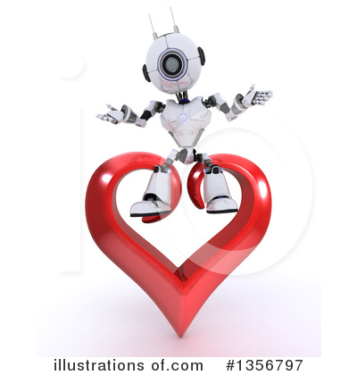 Royalty-Free (RF) Robot Clipart Illustration by KJ Pargeter - Stock Sample #1356797