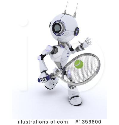 Royalty-Free (RF) Robot Clipart Illustration by KJ Pargeter - Stock Sample #1356800