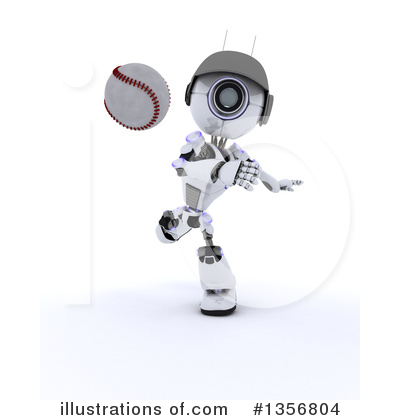 Royalty-Free (RF) Robot Clipart Illustration by KJ Pargeter - Stock Sample #1356804