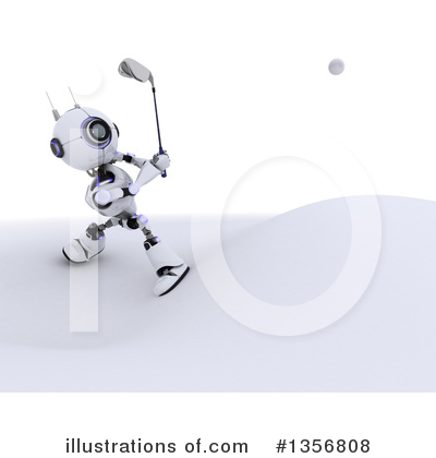 Royalty-Free (RF) Robot Clipart Illustration by KJ Pargeter - Stock Sample #1356808
