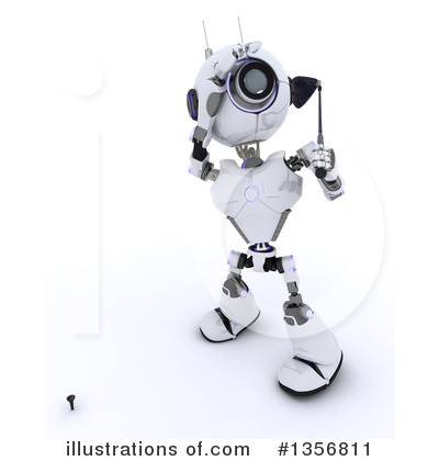 Royalty-Free (RF) Robot Clipart Illustration by KJ Pargeter - Stock Sample #1356811