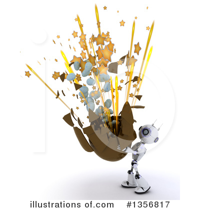Royalty-Free (RF) Robot Clipart Illustration by KJ Pargeter - Stock Sample #1356817