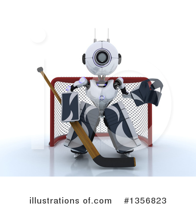 Royalty-Free (RF) Robot Clipart Illustration by KJ Pargeter - Stock Sample #1356823