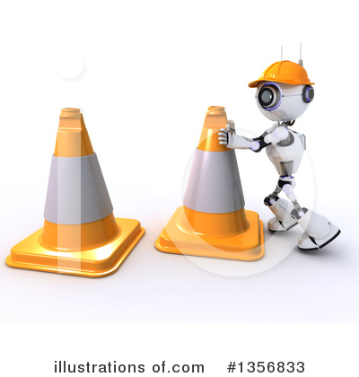 Royalty-Free (RF) Robot Clipart Illustration by KJ Pargeter - Stock Sample #1356833