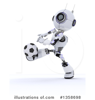 Royalty-Free (RF) Robot Clipart Illustration by KJ Pargeter - Stock Sample #1358698