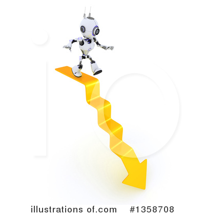 Royalty-Free (RF) Robot Clipart Illustration by KJ Pargeter - Stock Sample #1358708