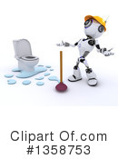 Robot Clipart #1358753 by KJ Pargeter