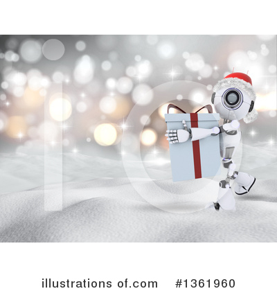 Royalty-Free (RF) Robot Clipart Illustration by KJ Pargeter - Stock Sample #1361960