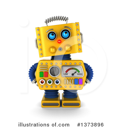 Royalty-Free (RF) Robot Clipart Illustration by stockillustrations - Stock Sample #1373896