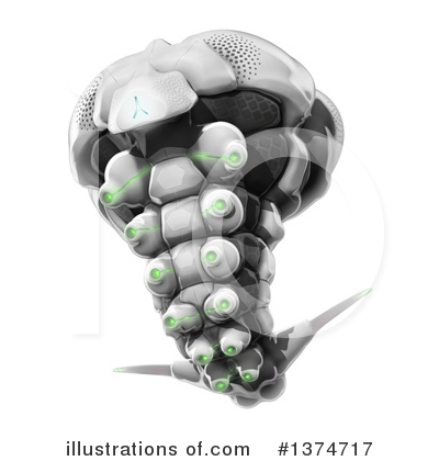 Royalty-Free (RF) Robot Clipart Illustration by Leo Blanchette - Stock Sample #1374717