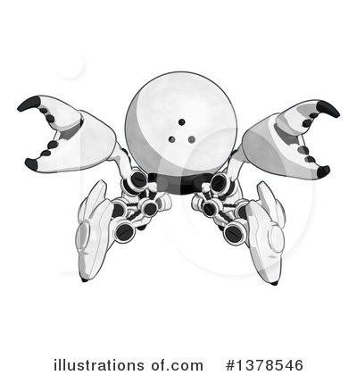Royalty-Free (RF) Robot Clipart Illustration by Leo Blanchette - Stock Sample #1378546