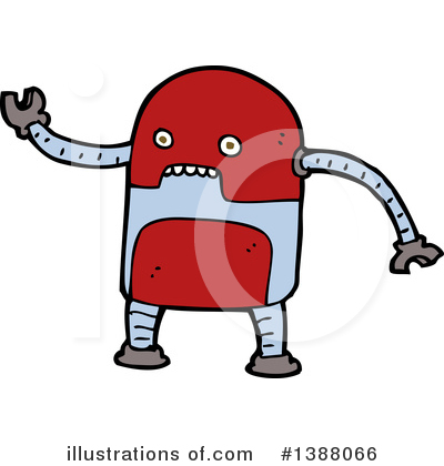 Royalty-Free (RF) Robot Clipart Illustration by lineartestpilot - Stock Sample #1388066