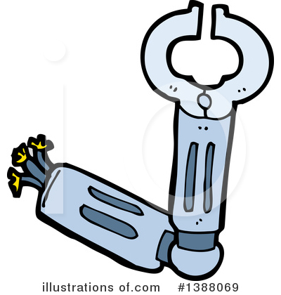 Royalty-Free (RF) Robot Clipart Illustration by lineartestpilot - Stock Sample #1388069