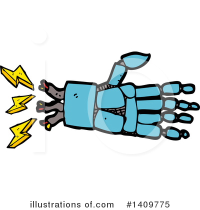 Royalty-Free (RF) Robot Clipart Illustration by lineartestpilot - Stock Sample #1409775