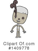 Robot Clipart #1409778 by lineartestpilot