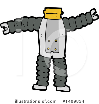 Royalty-Free (RF) Robot Clipart Illustration by lineartestpilot - Stock Sample #1409834