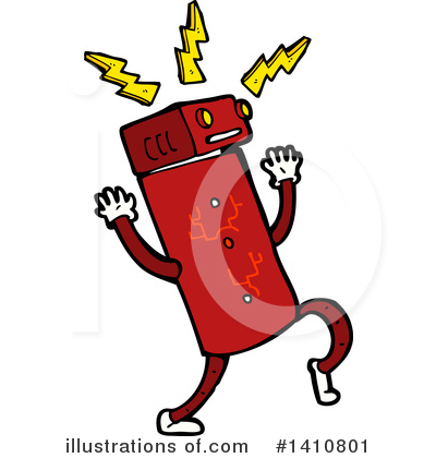 Royalty-Free (RF) Robot Clipart Illustration by lineartestpilot - Stock Sample #1410801