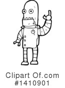 Robot Clipart #1410901 by lineartestpilot