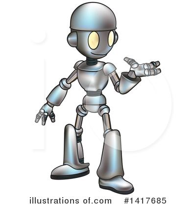 Royalty-Free (RF) Robot Clipart Illustration by AtStockIllustration - Stock Sample #1417685
