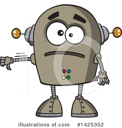 Robot Clipart #1425352 by toonaday