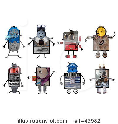 Robot Clipart #1445982 by NL shop