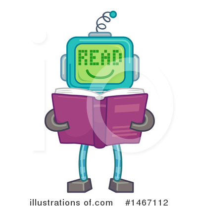Royalty-Free (RF) Robot Clipart Illustration by BNP Design Studio - Stock Sample #1467112