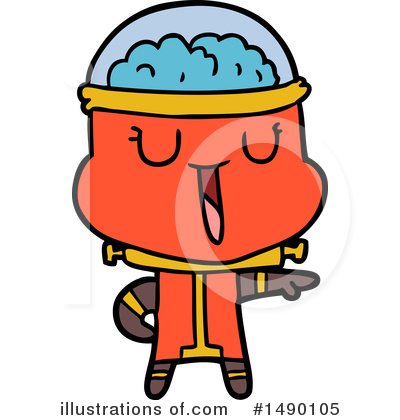 Royalty-Free (RF) Robot Clipart Illustration by lineartestpilot - Stock Sample #1490105