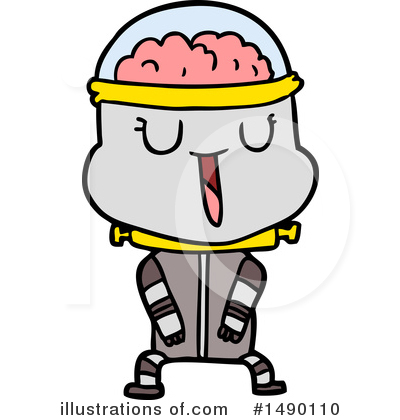 Royalty-Free (RF) Robot Clipart Illustration by lineartestpilot - Stock Sample #1490110