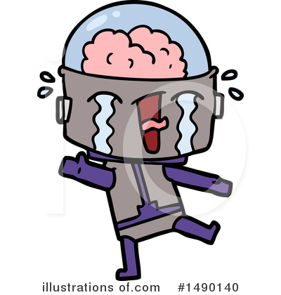 Royalty-Free (RF) Robot Clipart Illustration by lineartestpilot - Stock Sample #1490140