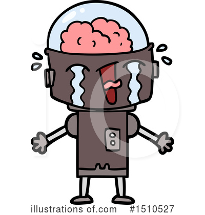 Royalty-Free (RF) Robot Clipart Illustration by lineartestpilot - Stock Sample #1510527