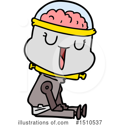 Royalty-Free (RF) Robot Clipart Illustration by lineartestpilot - Stock Sample #1510537