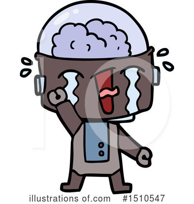 Royalty-Free (RF) Robot Clipart Illustration by lineartestpilot - Stock Sample #1510547