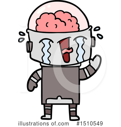 Royalty-Free (RF) Robot Clipart Illustration by lineartestpilot - Stock Sample #1510549