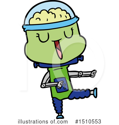 Royalty-Free (RF) Robot Clipart Illustration by lineartestpilot - Stock Sample #1510553