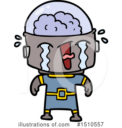 Royalty-Free (RF) Robot Clipart Illustration by lineartestpilot - Stock Sample #1510557