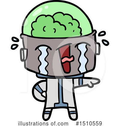 Royalty-Free (RF) Robot Clipart Illustration by lineartestpilot - Stock Sample #1510559