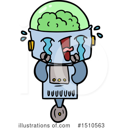Royalty-Free (RF) Robot Clipart Illustration by lineartestpilot - Stock Sample #1510563