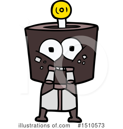 Royalty-Free (RF) Robot Clipart Illustration by lineartestpilot - Stock Sample #1510573