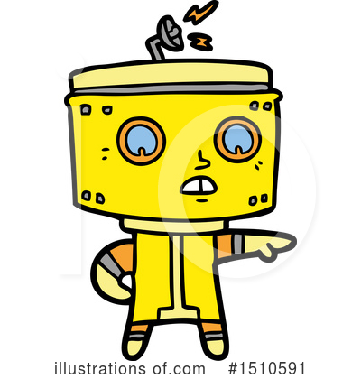 Royalty-Free (RF) Robot Clipart Illustration by lineartestpilot - Stock Sample #1510591